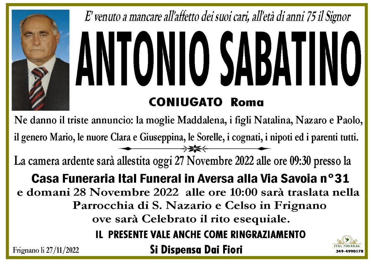 Antonio Sabatino
