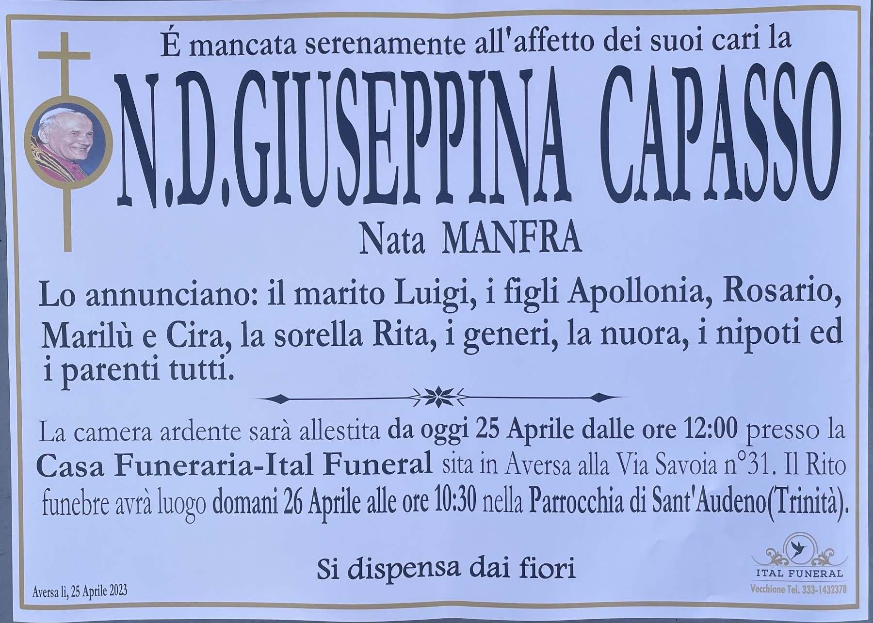 N. D. Giuseppina Capasso