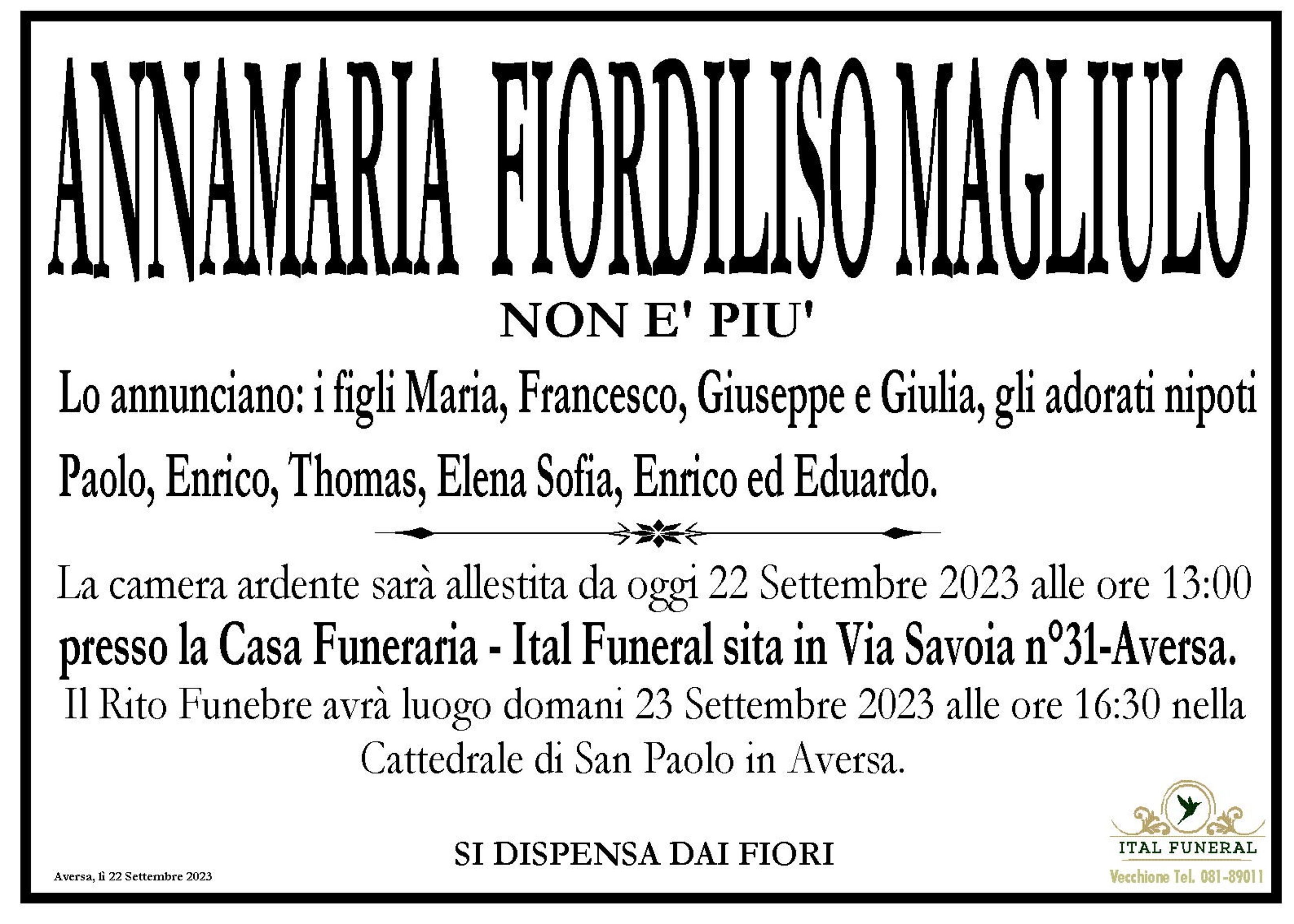 Annamaria Fiordiliso Magliulo
