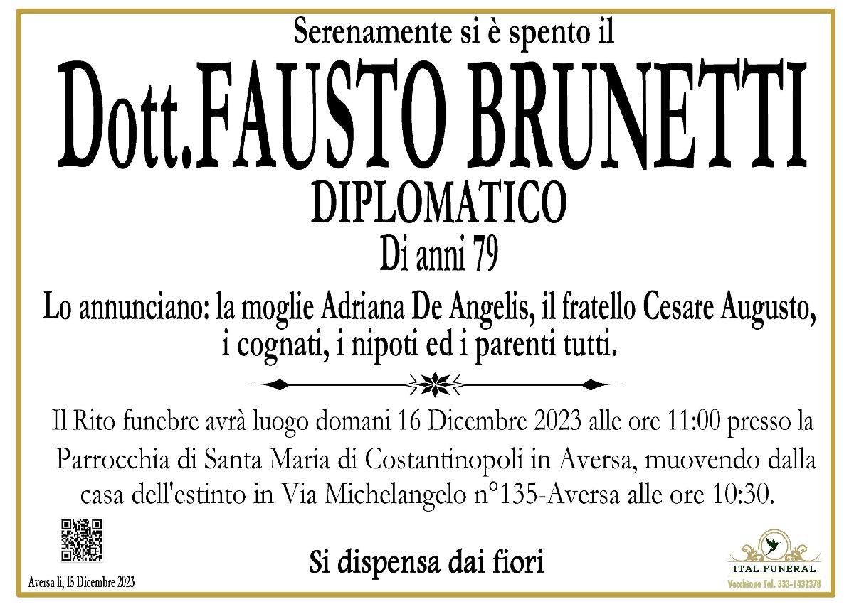 Dott. Fausto Brunetti