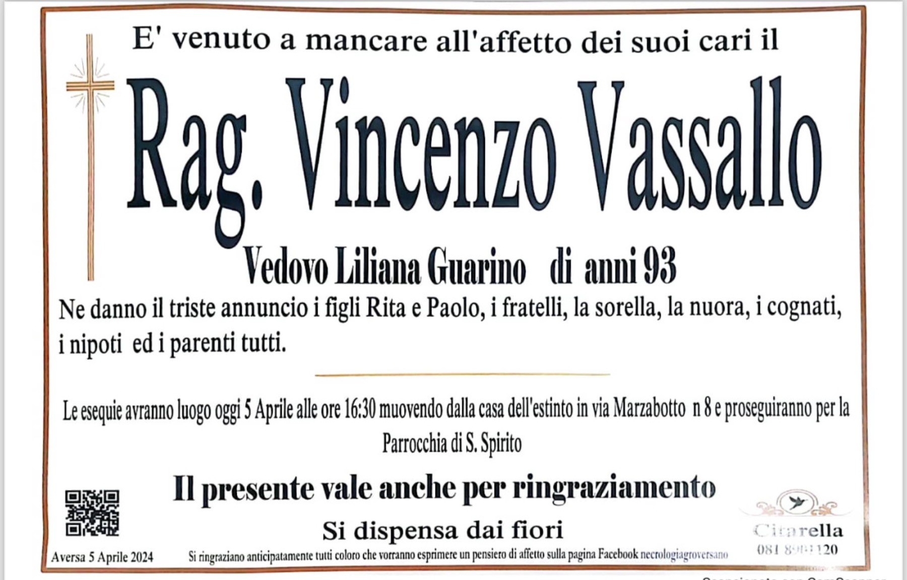 Rag. Vincenzo Vassallo
