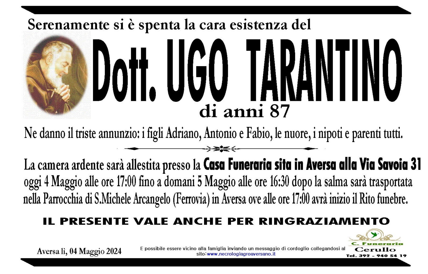 Dott. Ugo Tarantino