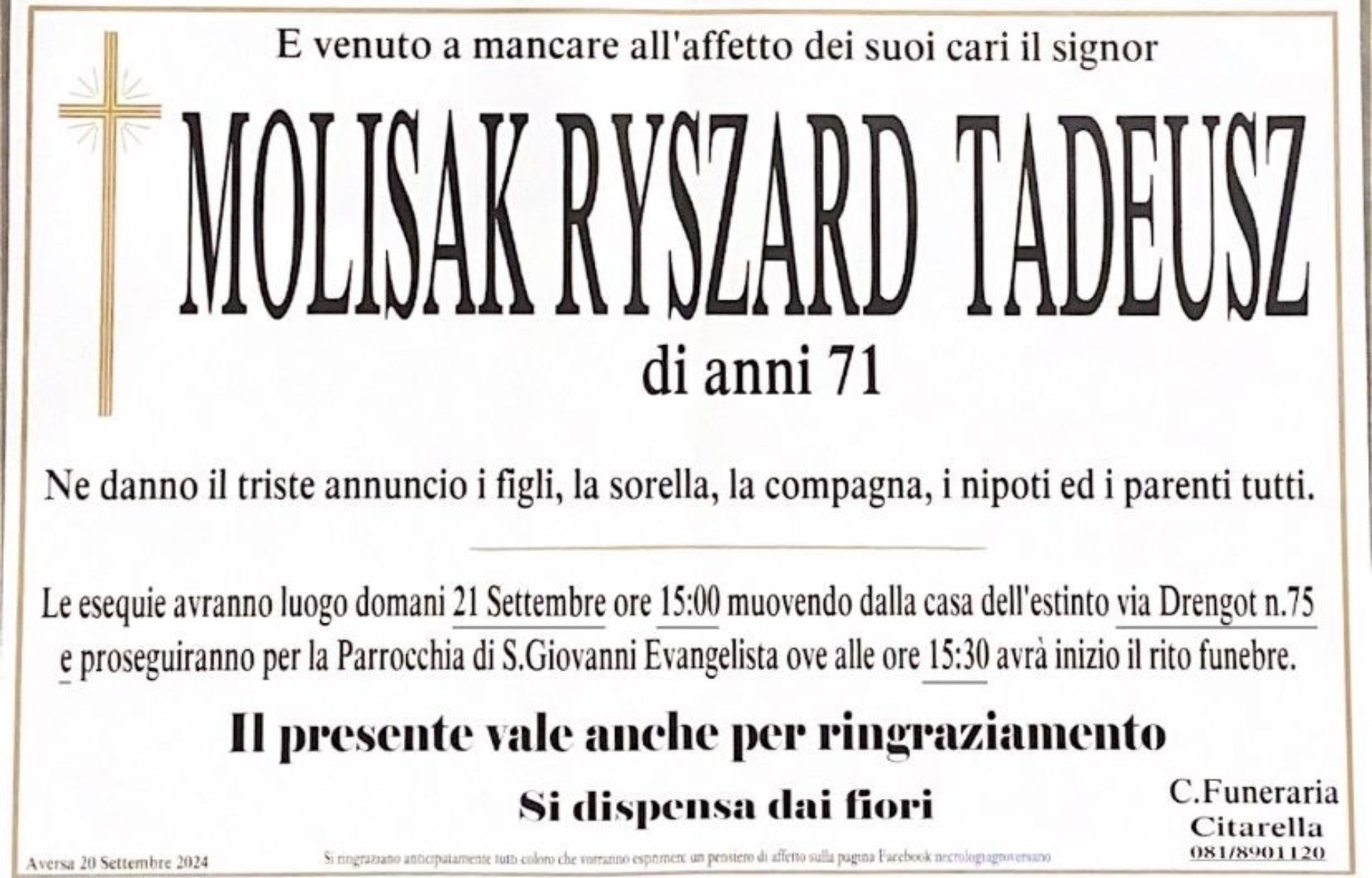 Molisak Ryszard Tadeusz Molisak Ryszard Tadeusz