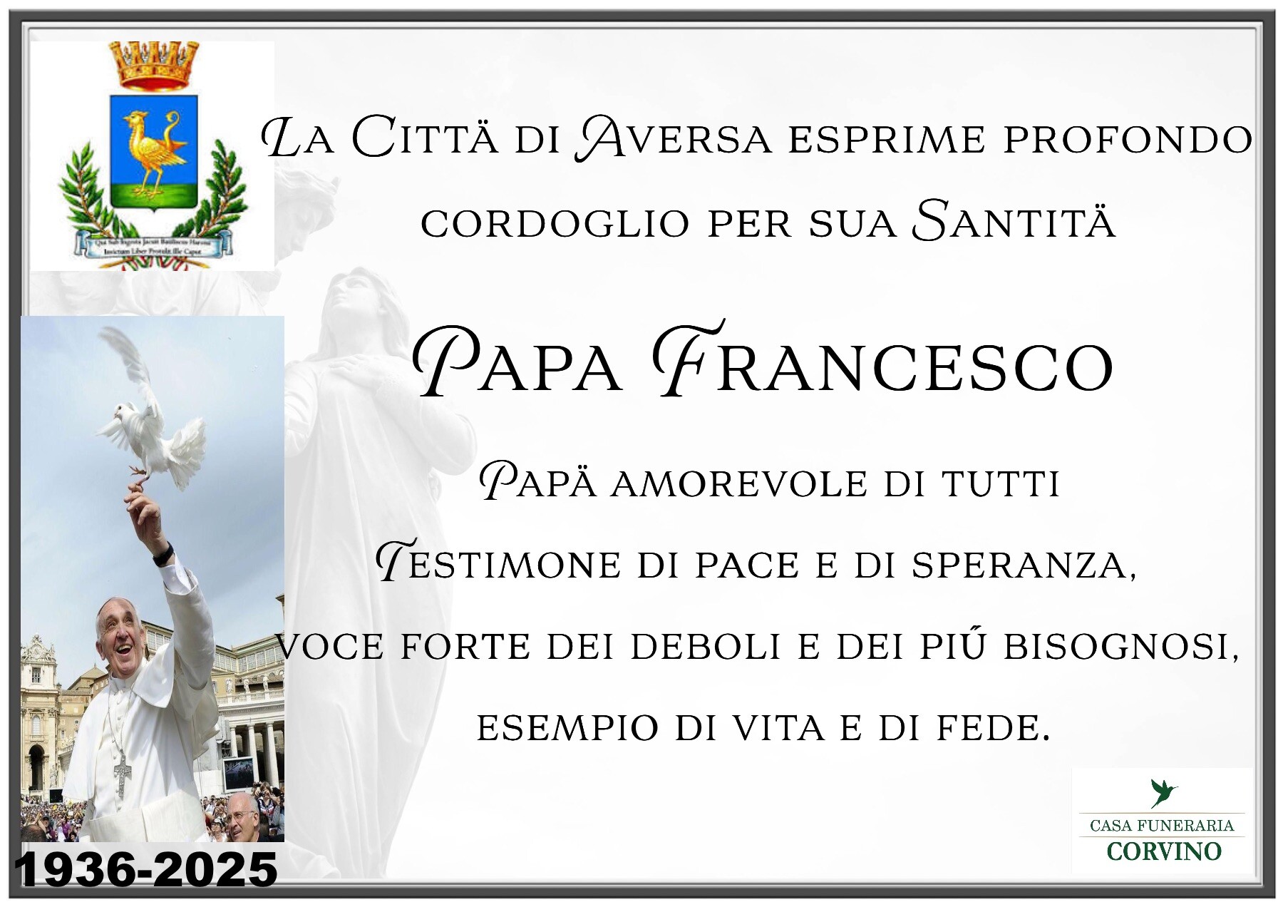 Papa Francesco . Papa Francesco .