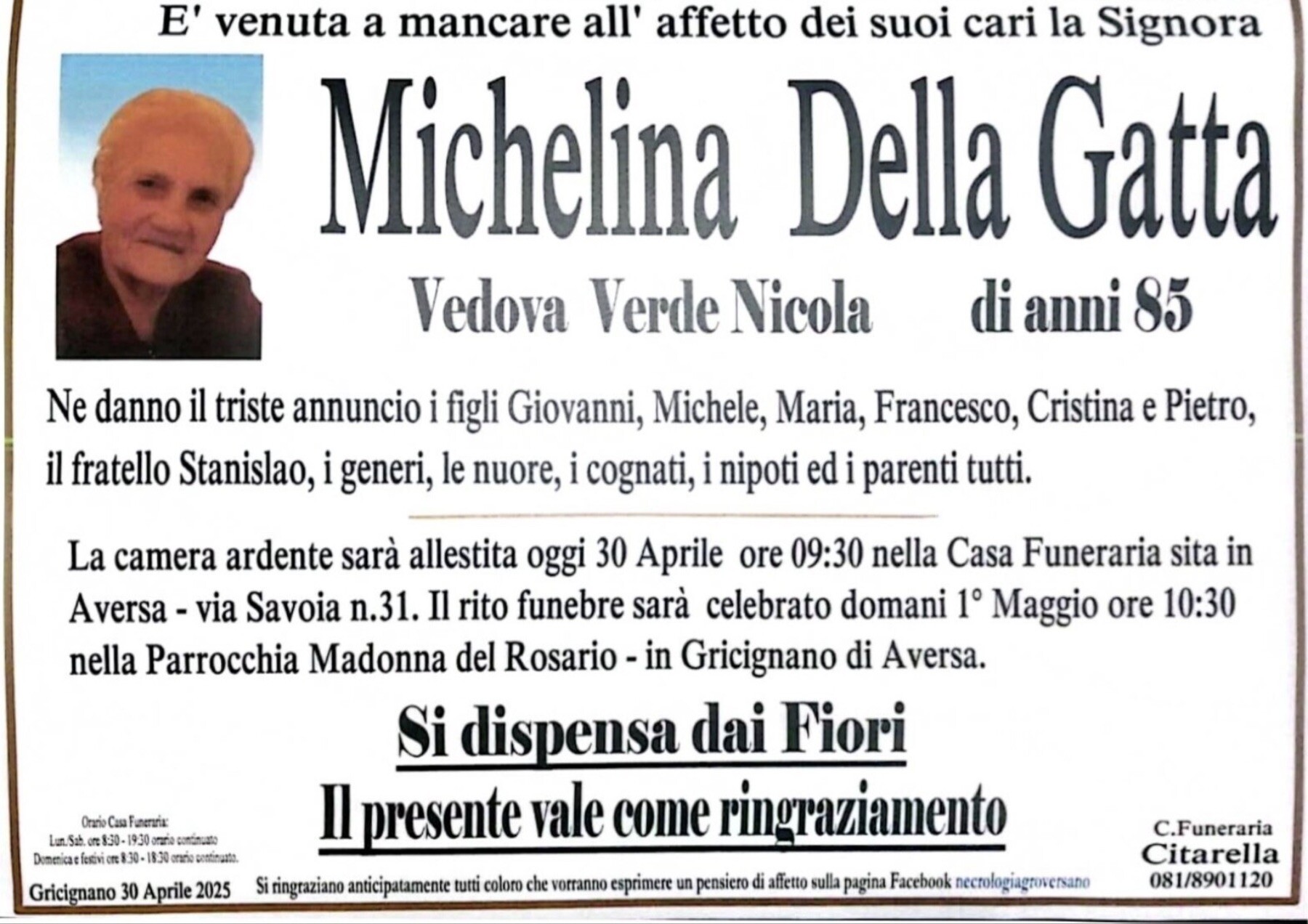 Michelina Della Gatta Michelina Della Gatta