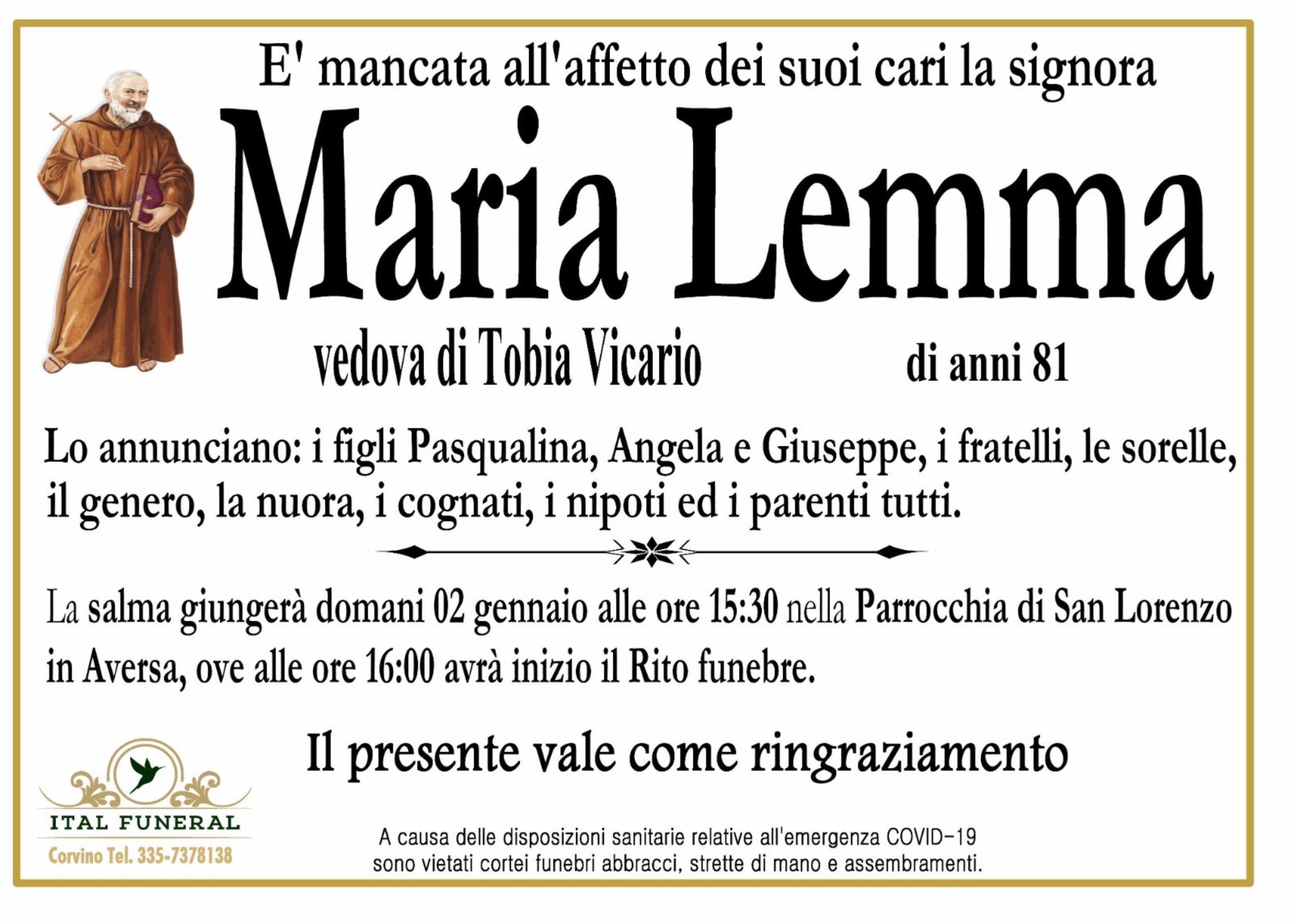 Maria Lemma